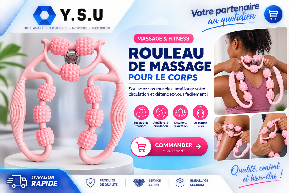 KIT DE MASSAGE MANUEL ERGONOMIQUE